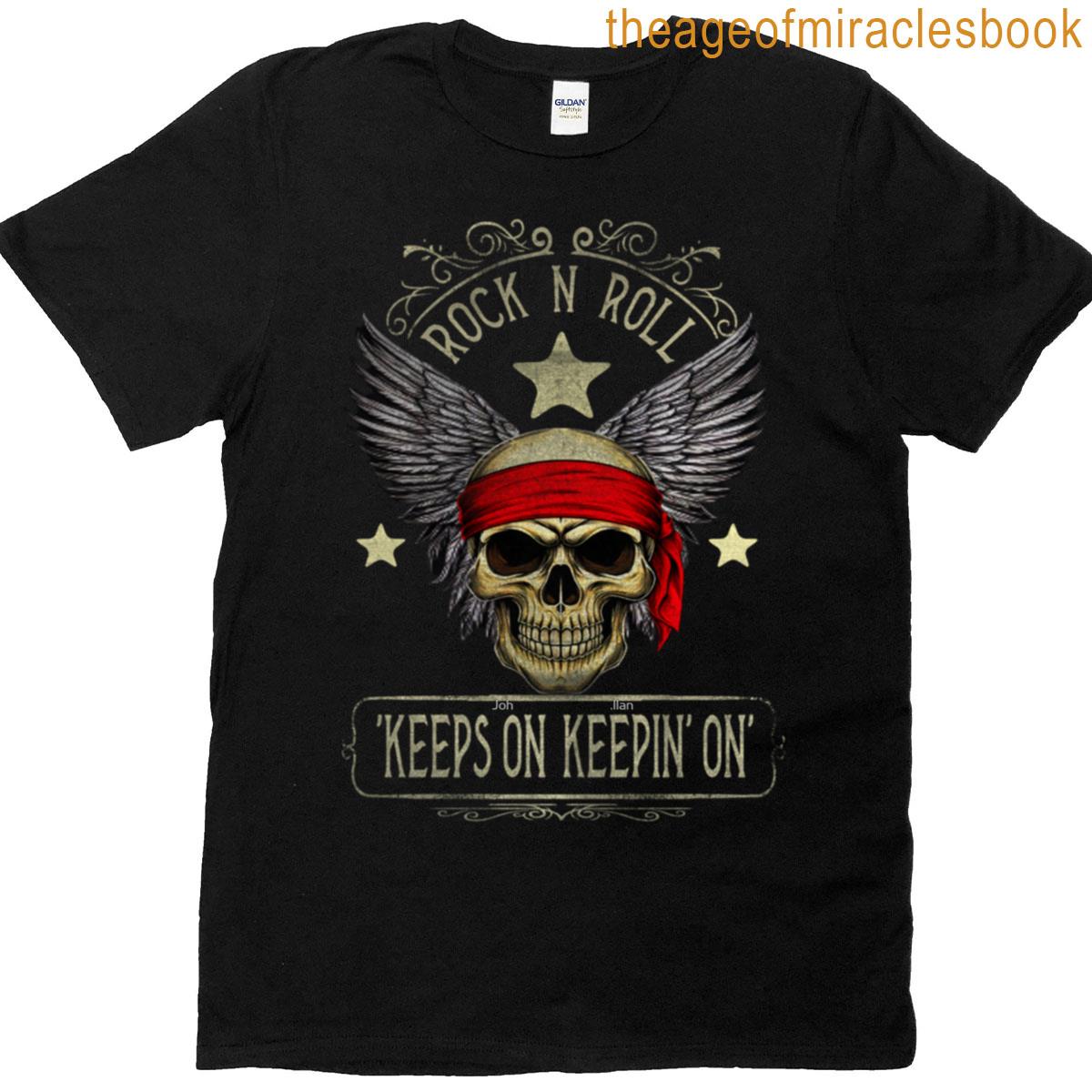 Classic Rock N Roll Keeps On T-shirt