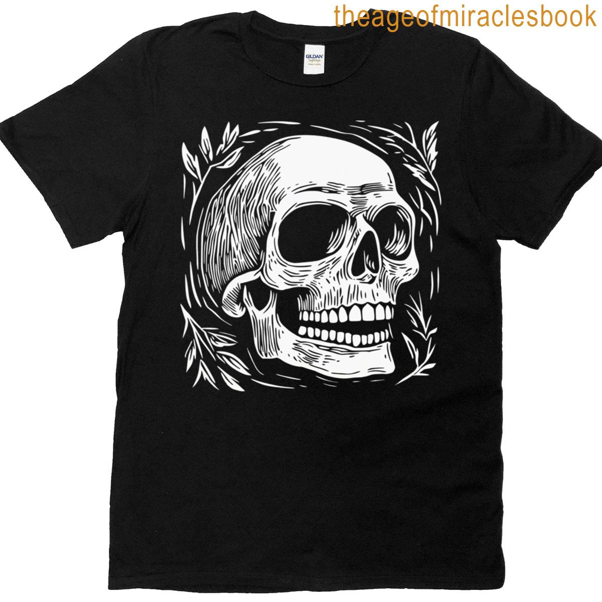 Classic Skull Linocut T-shirt