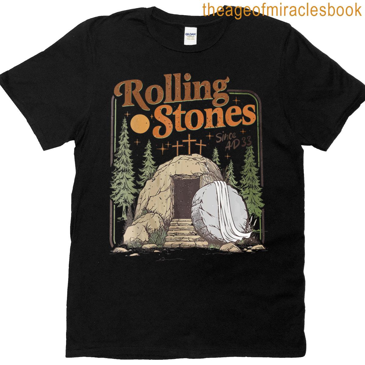 He Is Alive The Stone Rolled Away Easter T-shirt