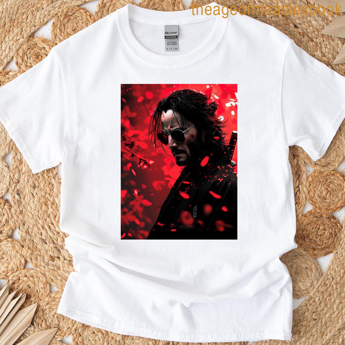 John Wick Samurai Shadows And Blossoms Classic T-shirt