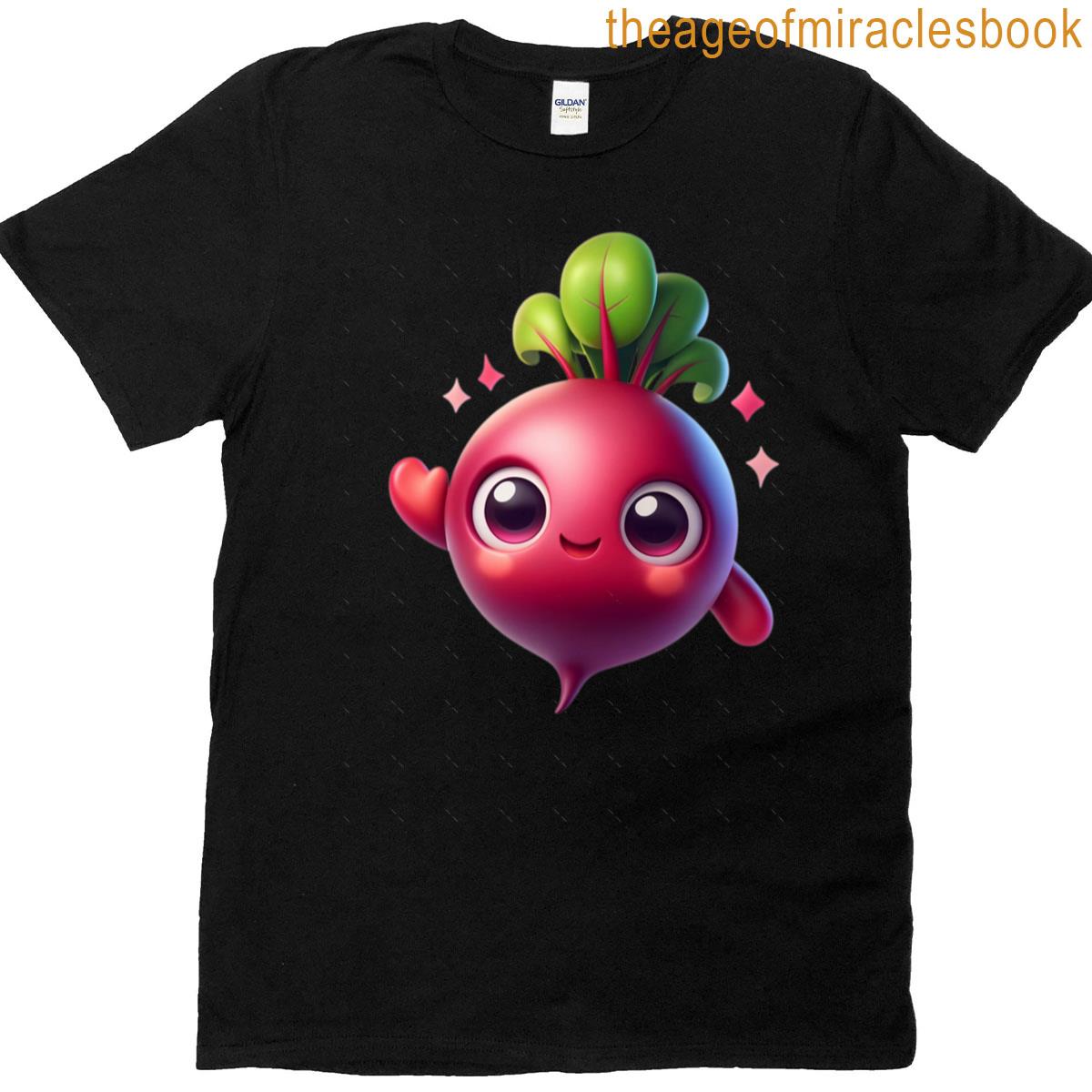 Adorable Beetroot Oversized T-shirt