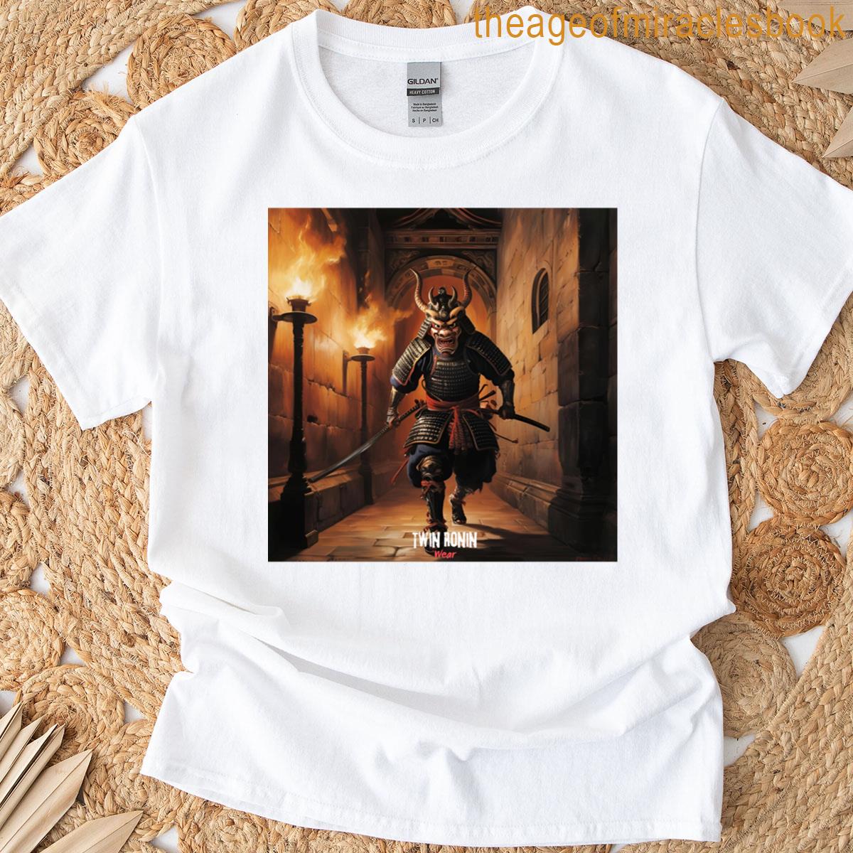 Samurai Making His Way Through The Castle T-shirt