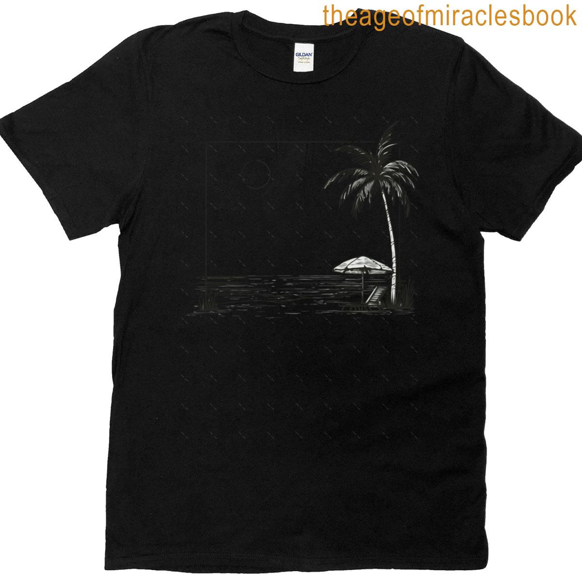 Summer Beach Palm Oversized T-shirt