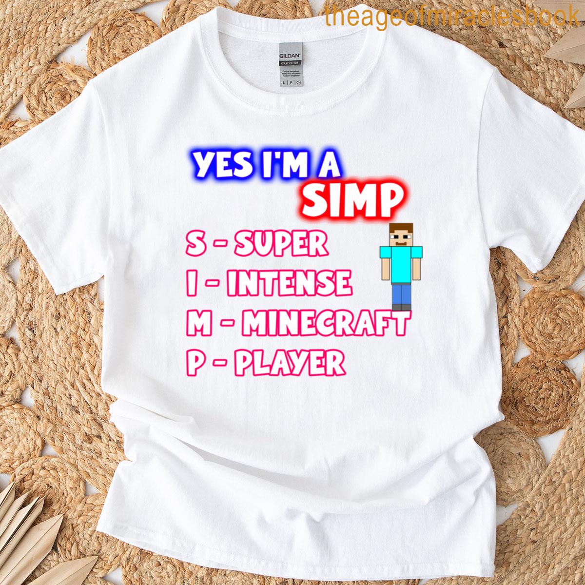 Super Intense Minecraft Player Classic T-shirt
