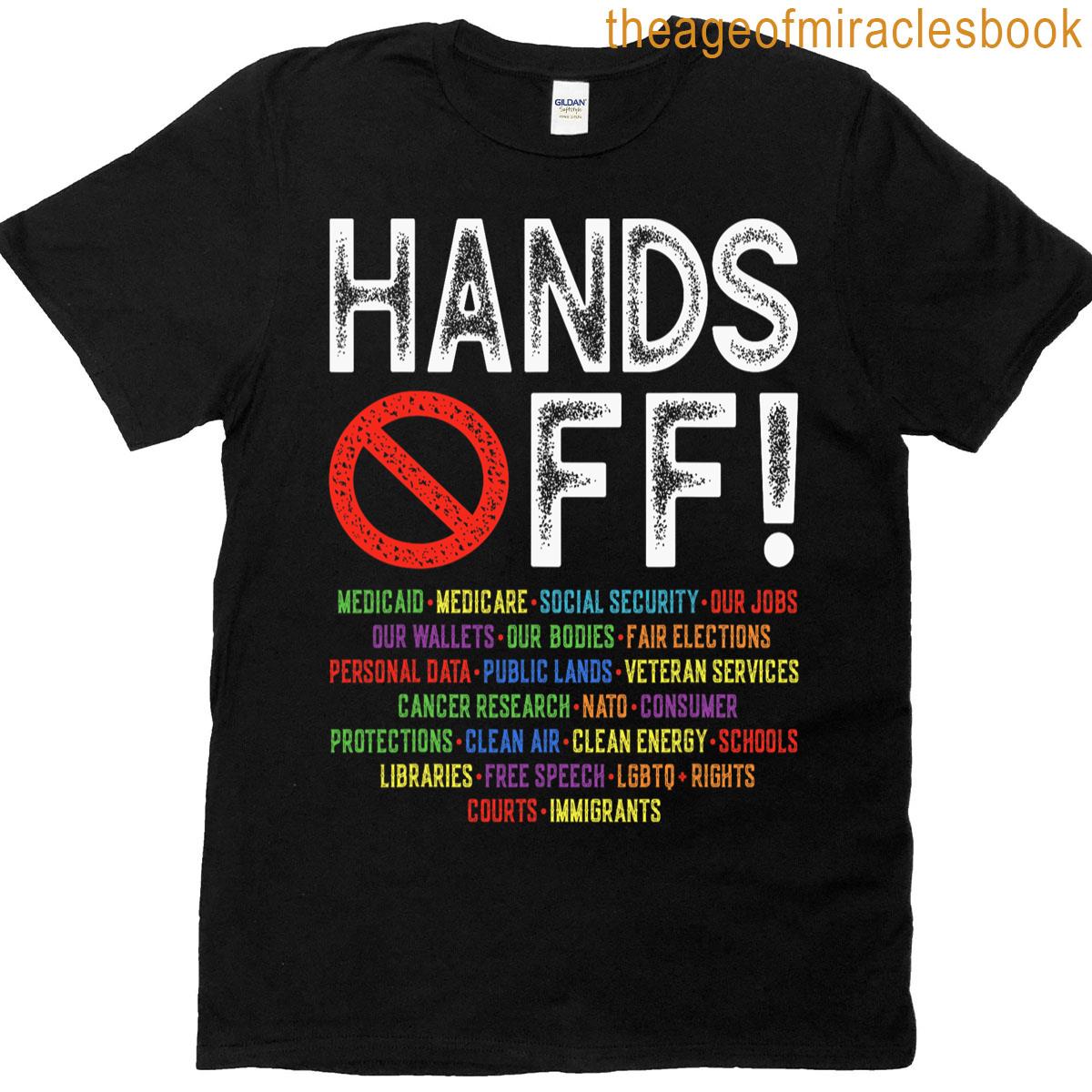 Hands Off Social Security Protest Resist Save Democracy T-shirt