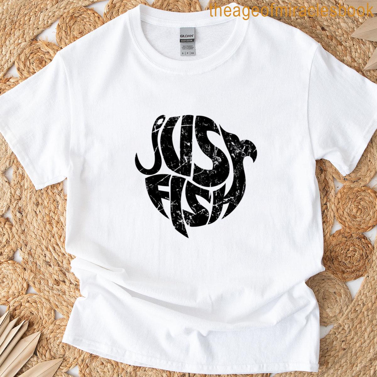 Just Fish Grunge Texture Classic T-shirt