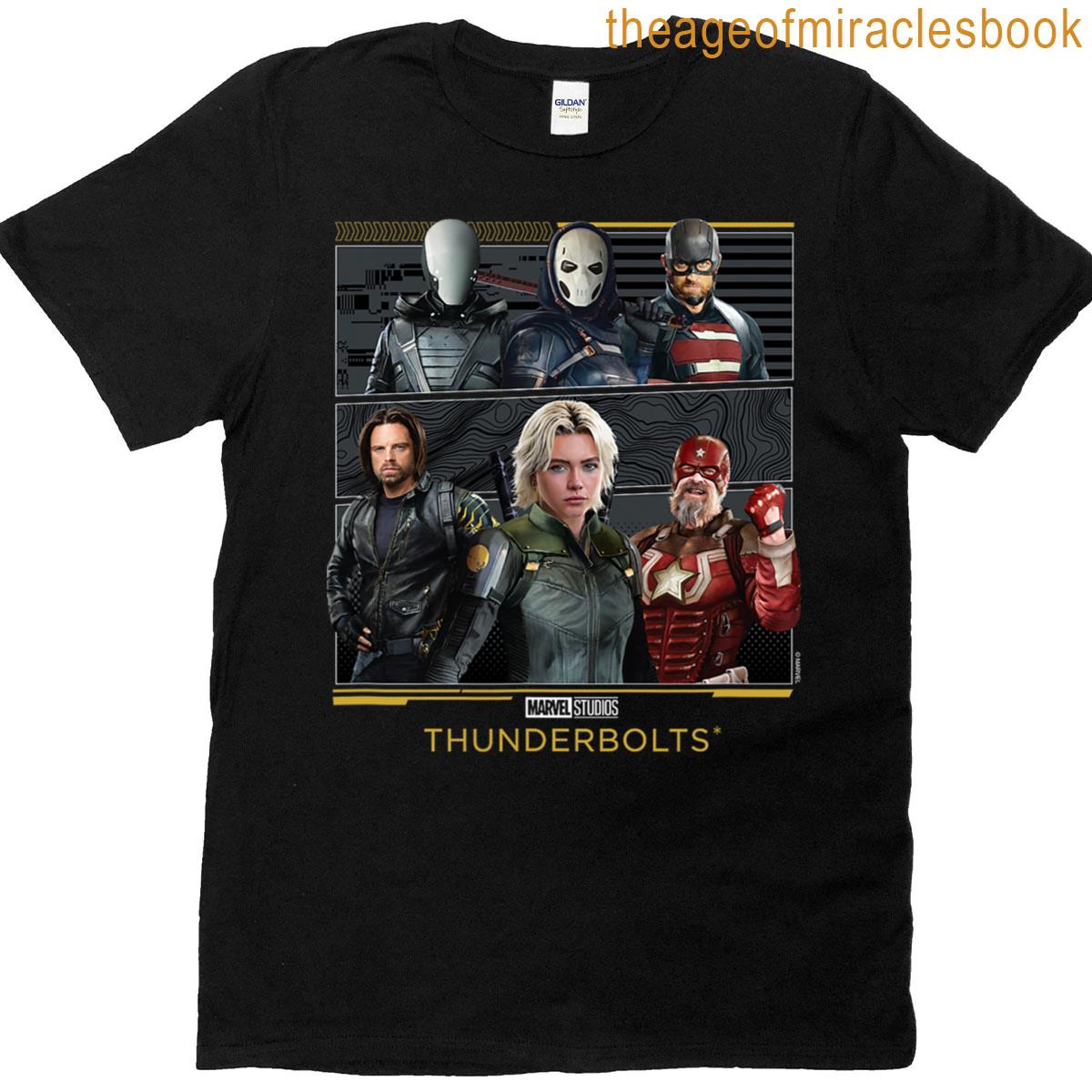 Marvels Thunderbolts – Character Grid T-shirt