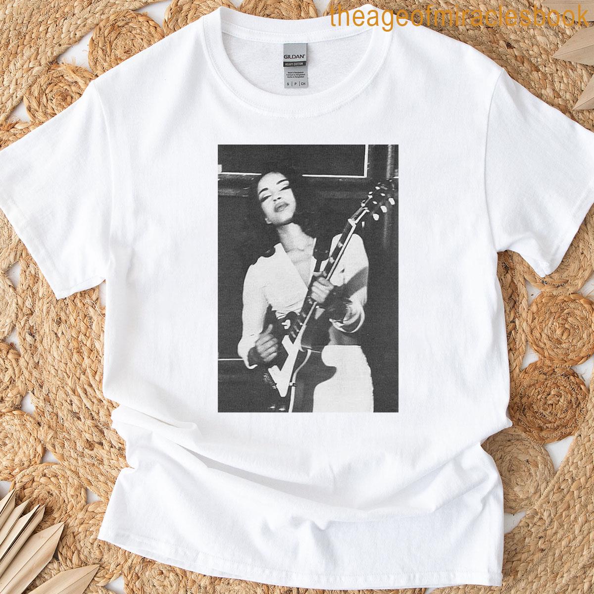Sade Playing The Guitar Classic T-shirt