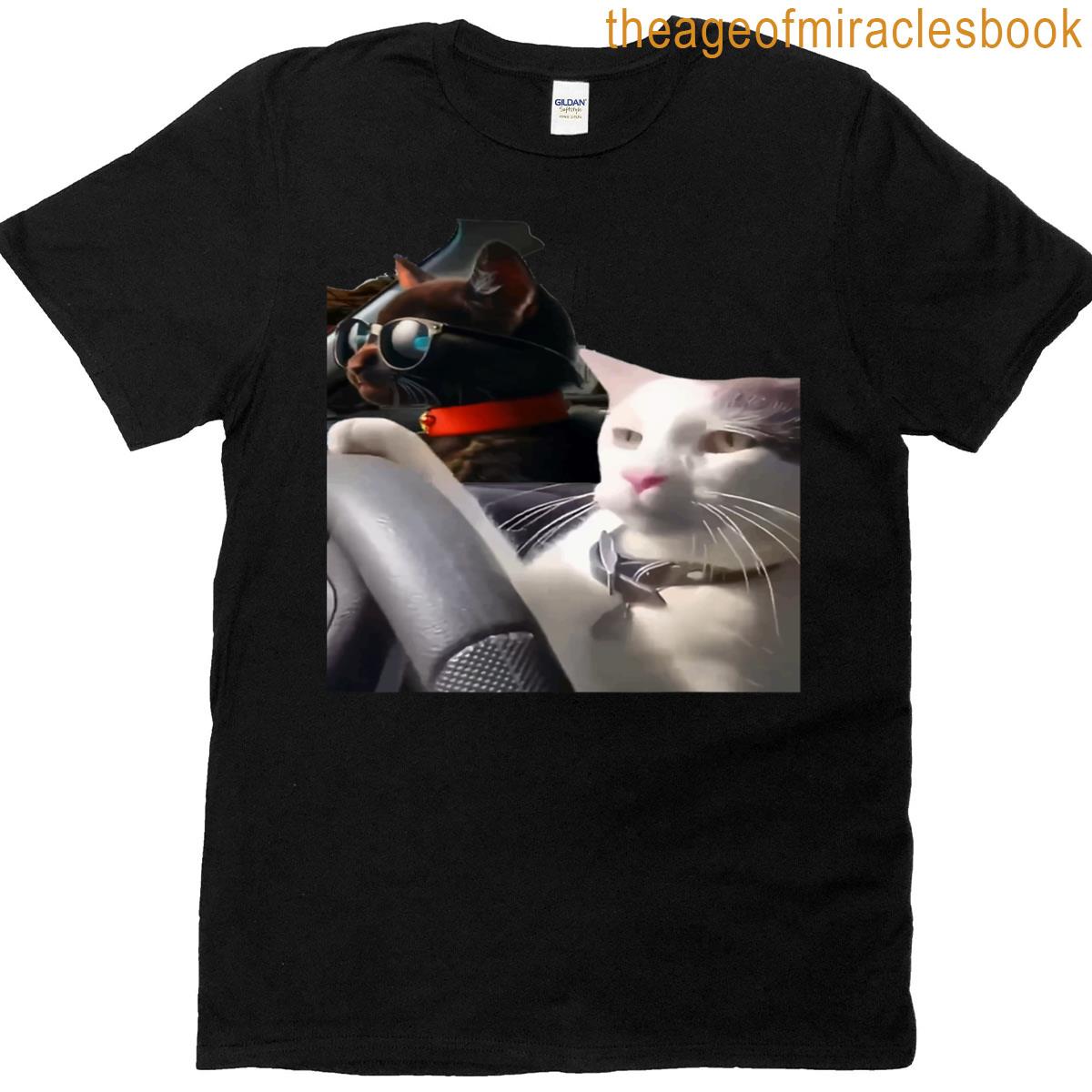 Cat Driving Meme T-shirt