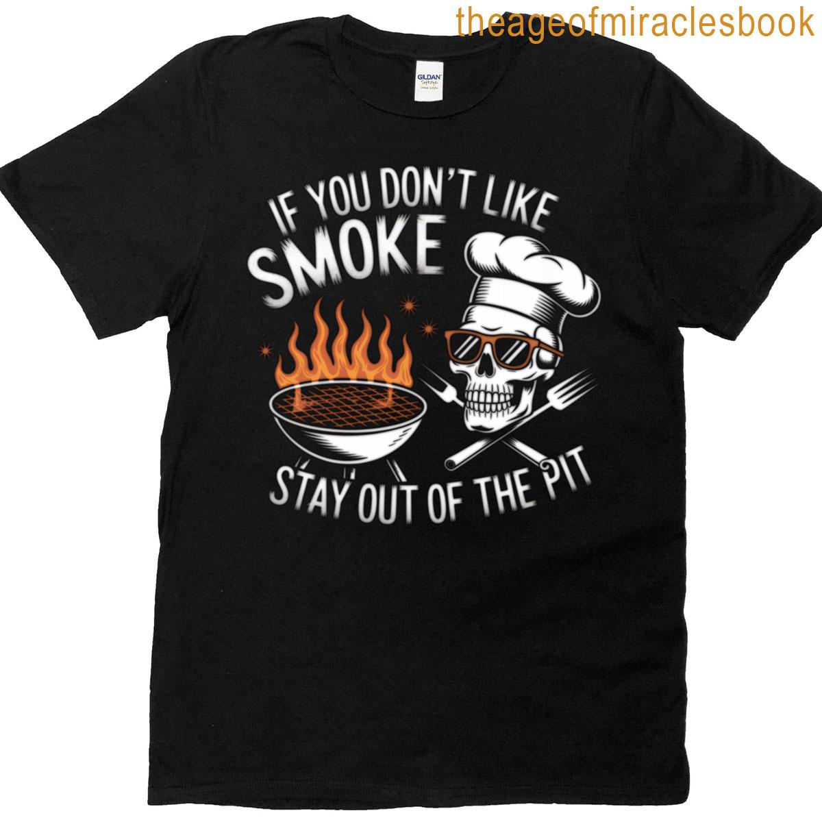 Funny Summer Bbq Pitmaster Skull Grilling Classic T-shirt