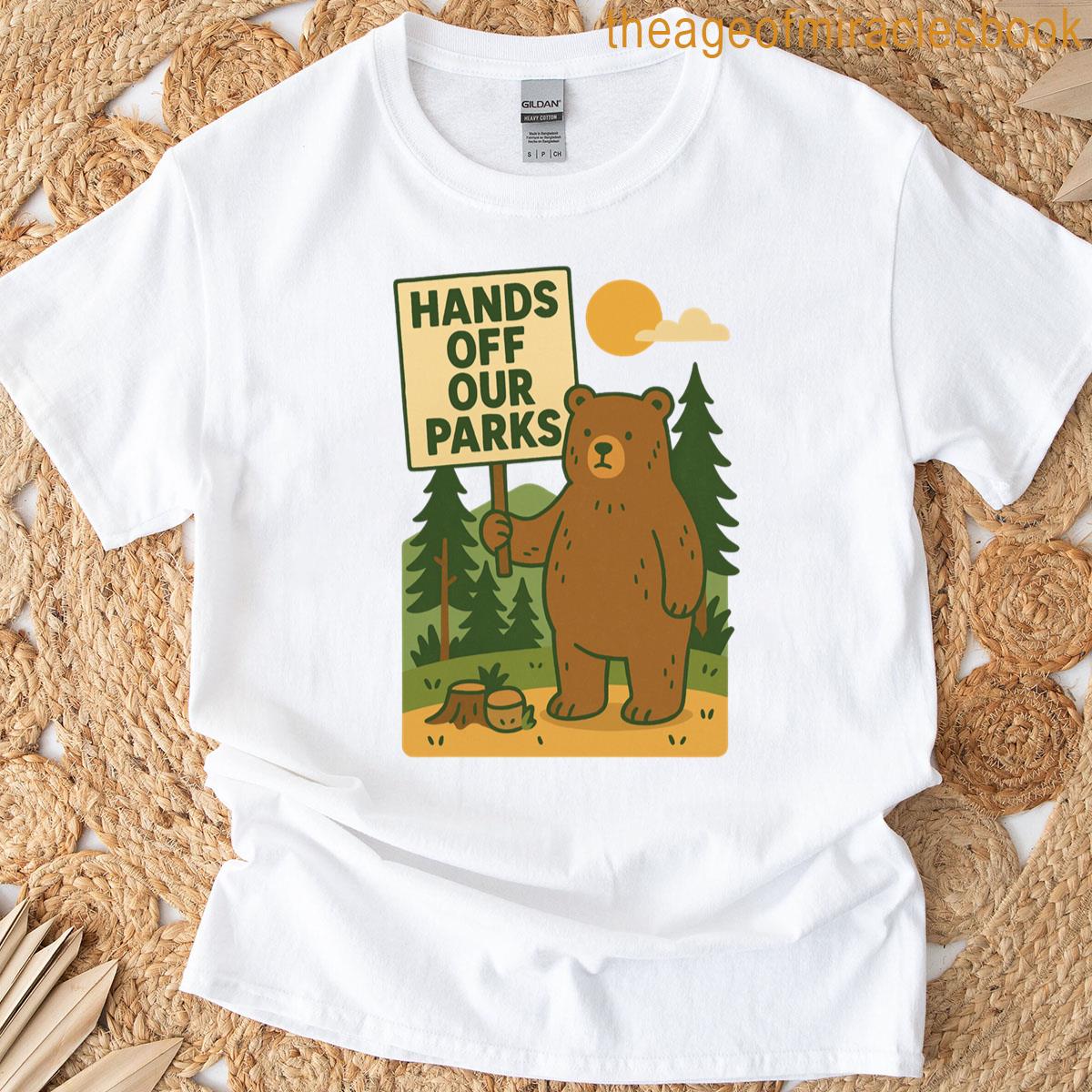 Hands Off Our Parks Bear Classic T-shirt