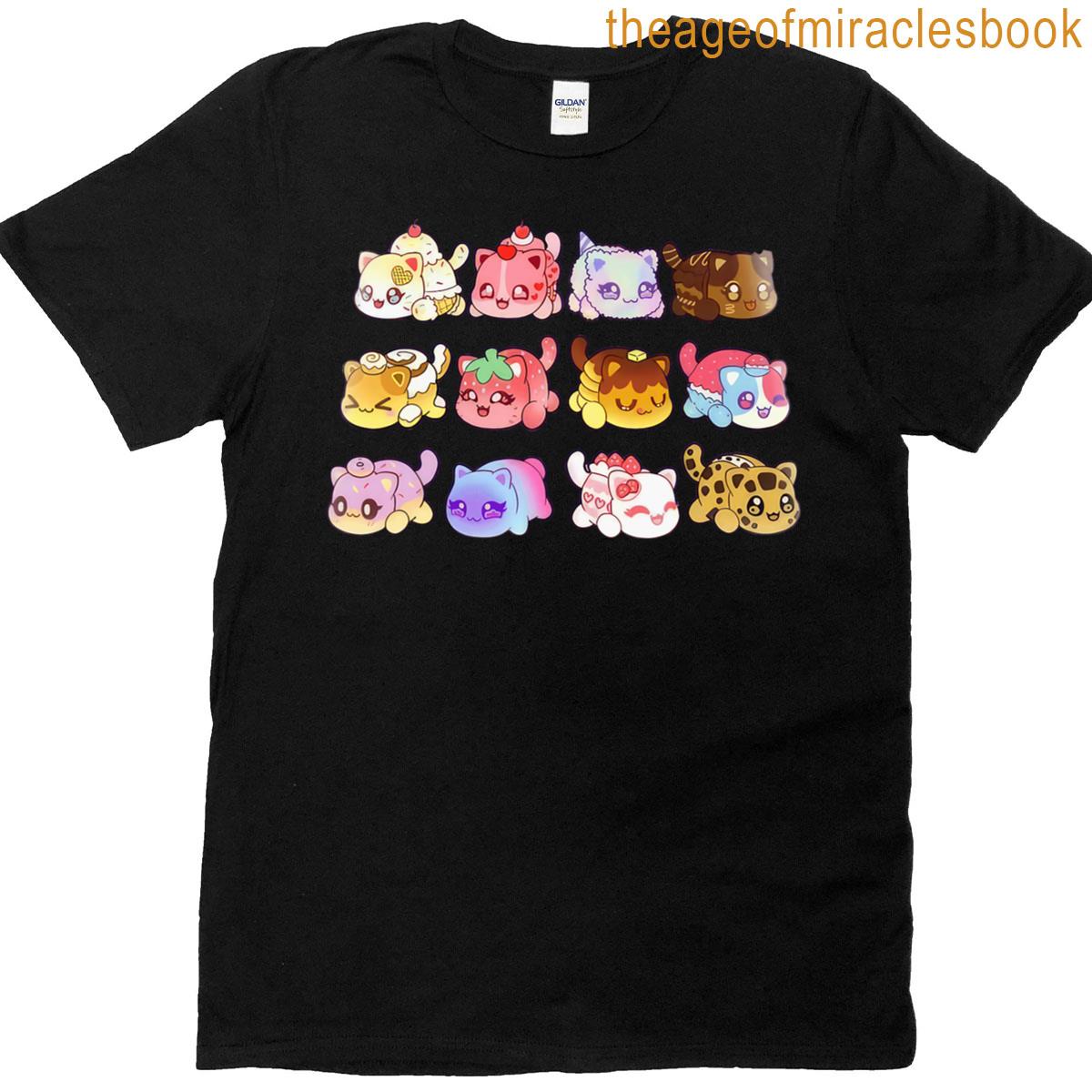 Meemeow Cats Plush T-shirt