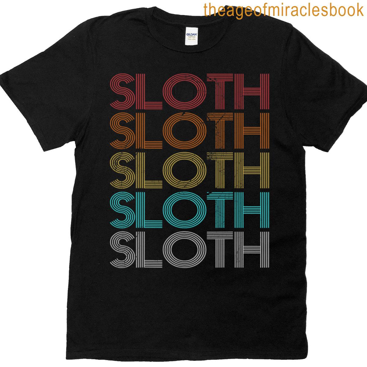 Retro Vintage Sloth T-shirt