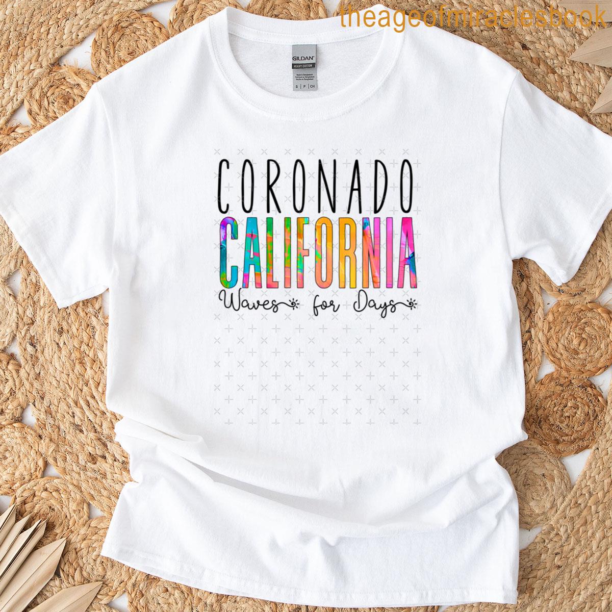 Coronado California Waves Classic T-shirt