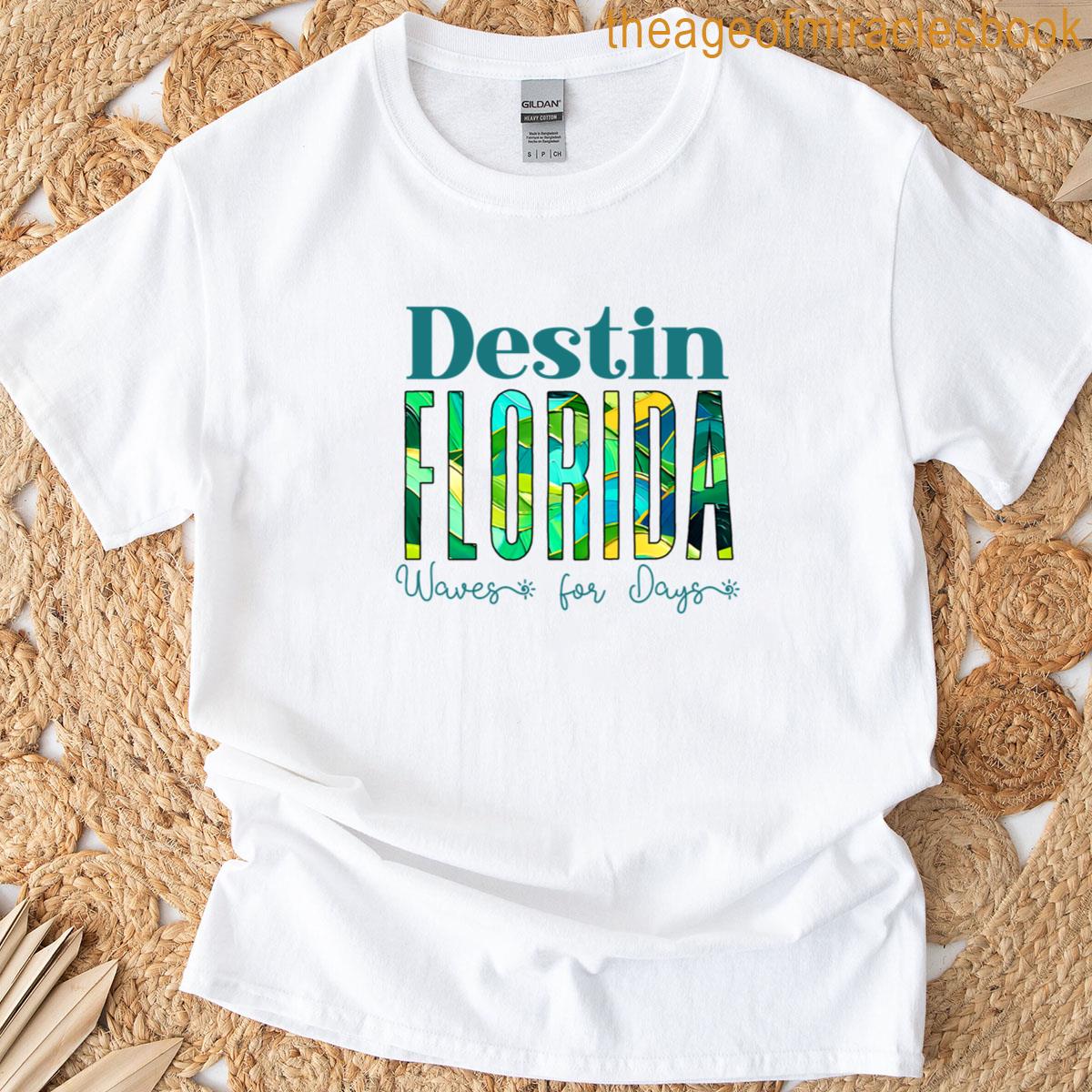 Destin Florida Waves 2 Classic T-shirt