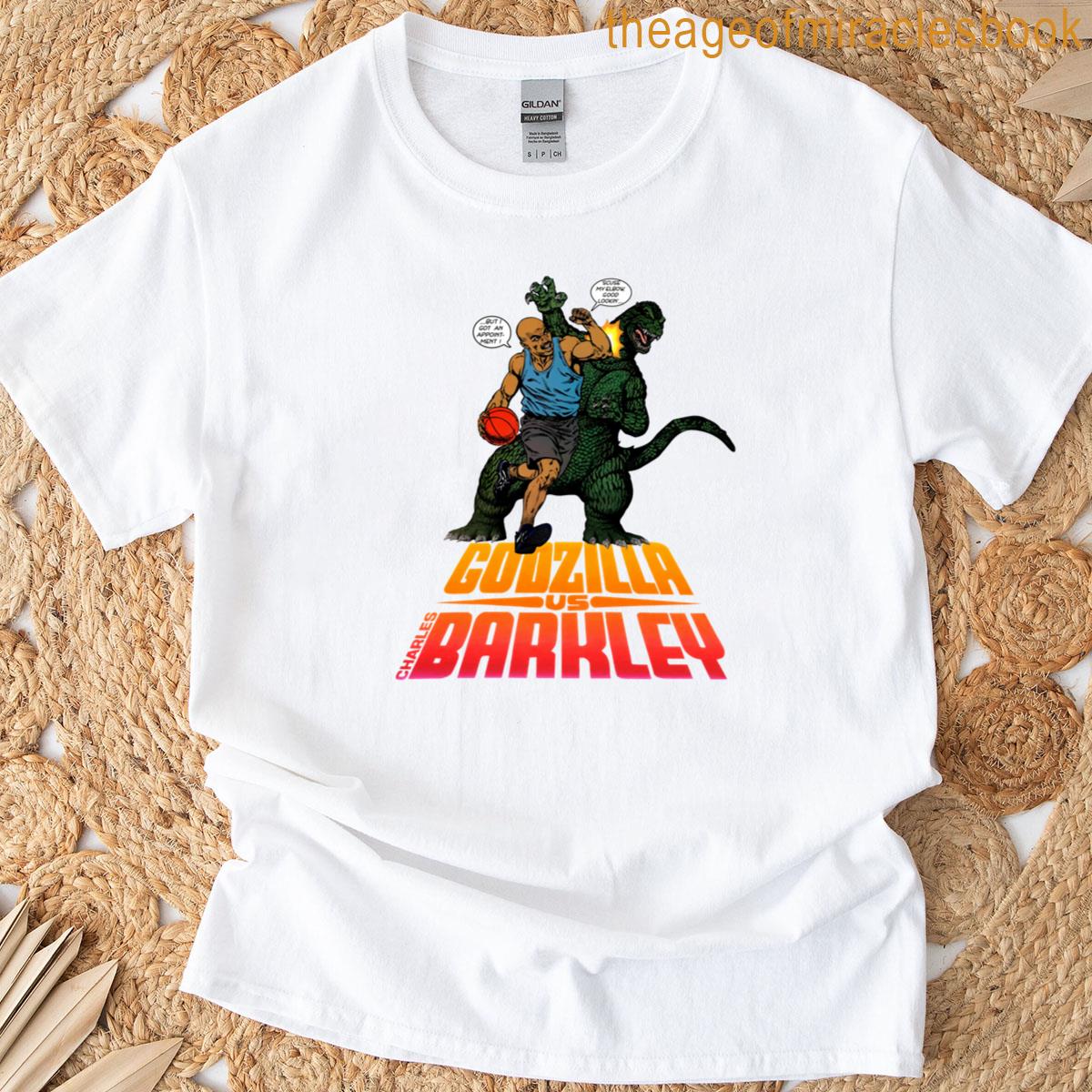 Godzilla Vs Barkley Playing Hoop Classic T-shirt