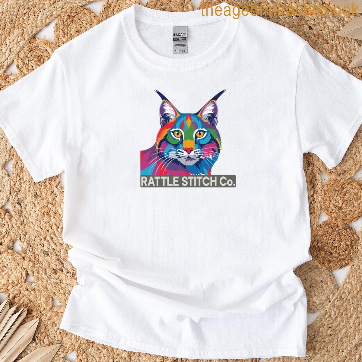 Multicolor Bobcat Face Classic T-shirt