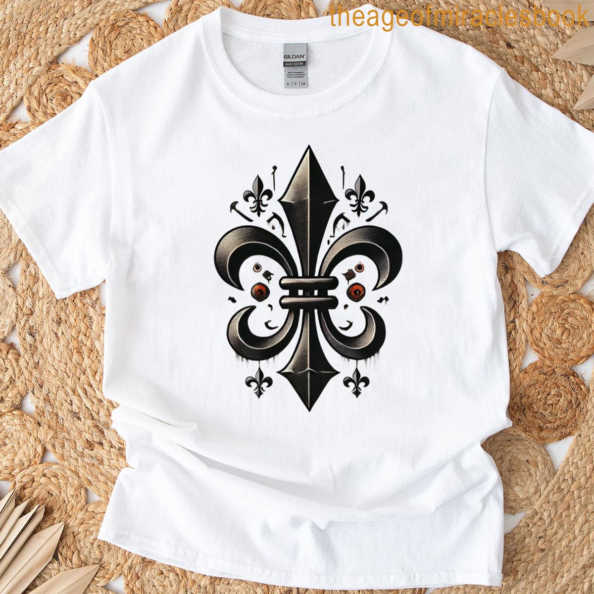 Fleur-de-lis Graffiti Classic T-shirt