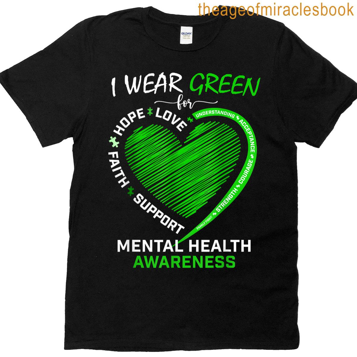 Month Green Ribbon T-shirt