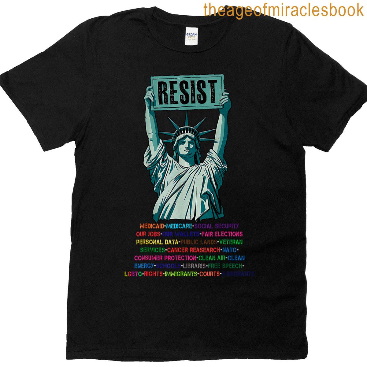Resist Liberty – Hands Off Protest Classic T-shirt