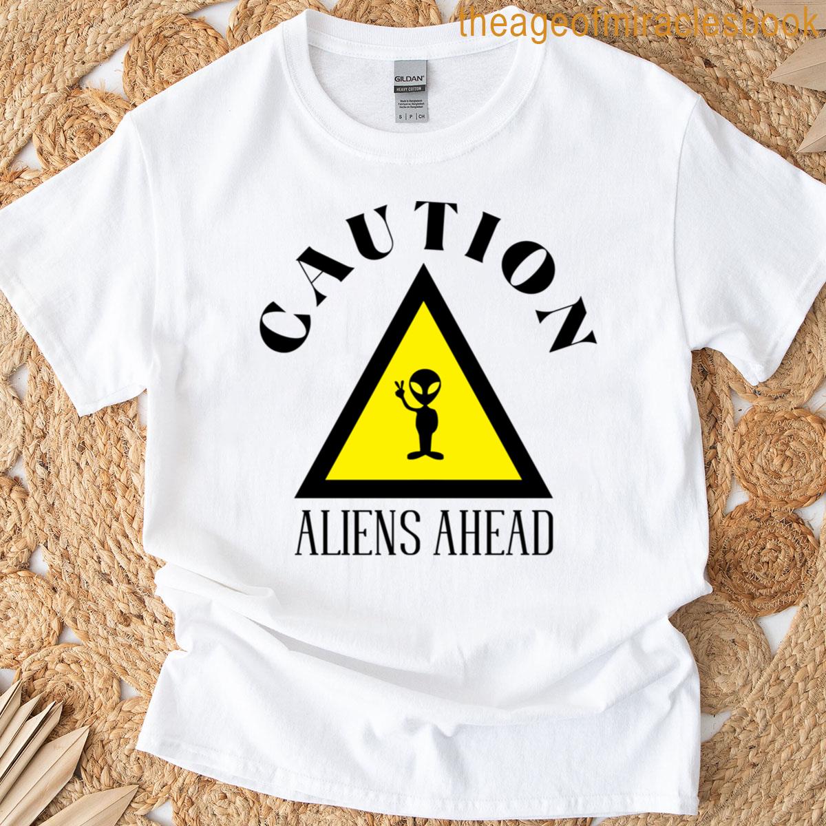 Caution Alien Invasion T-shirt