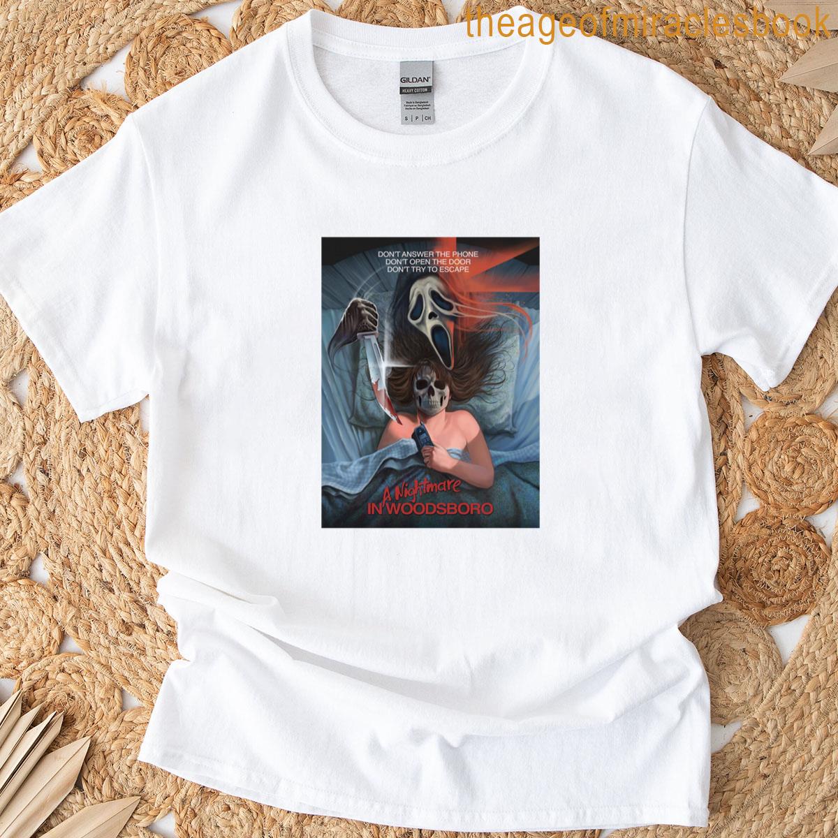 A Nightmare In Woodsboro T-shirt