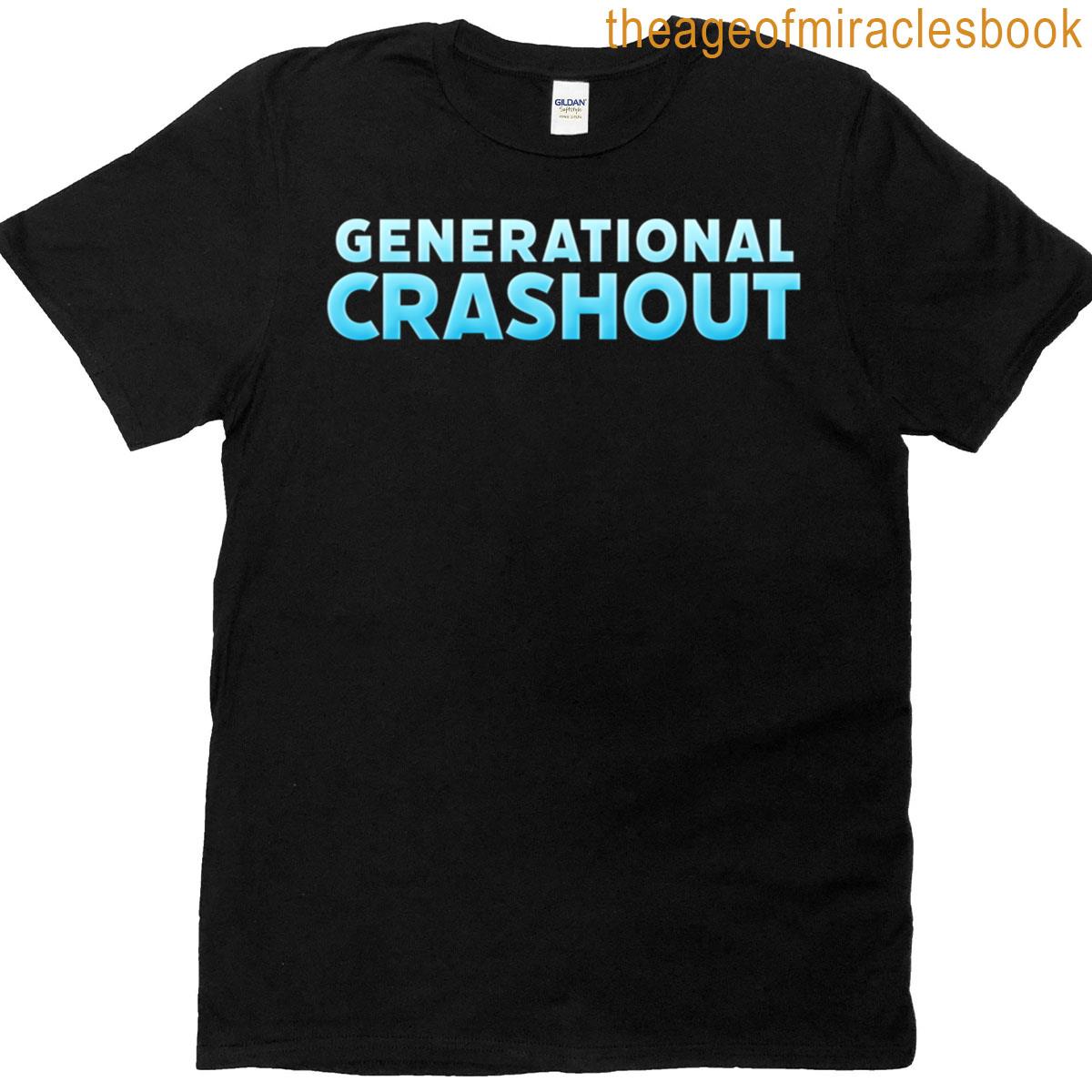 Generational Crashout In Ice Blue T-shirt