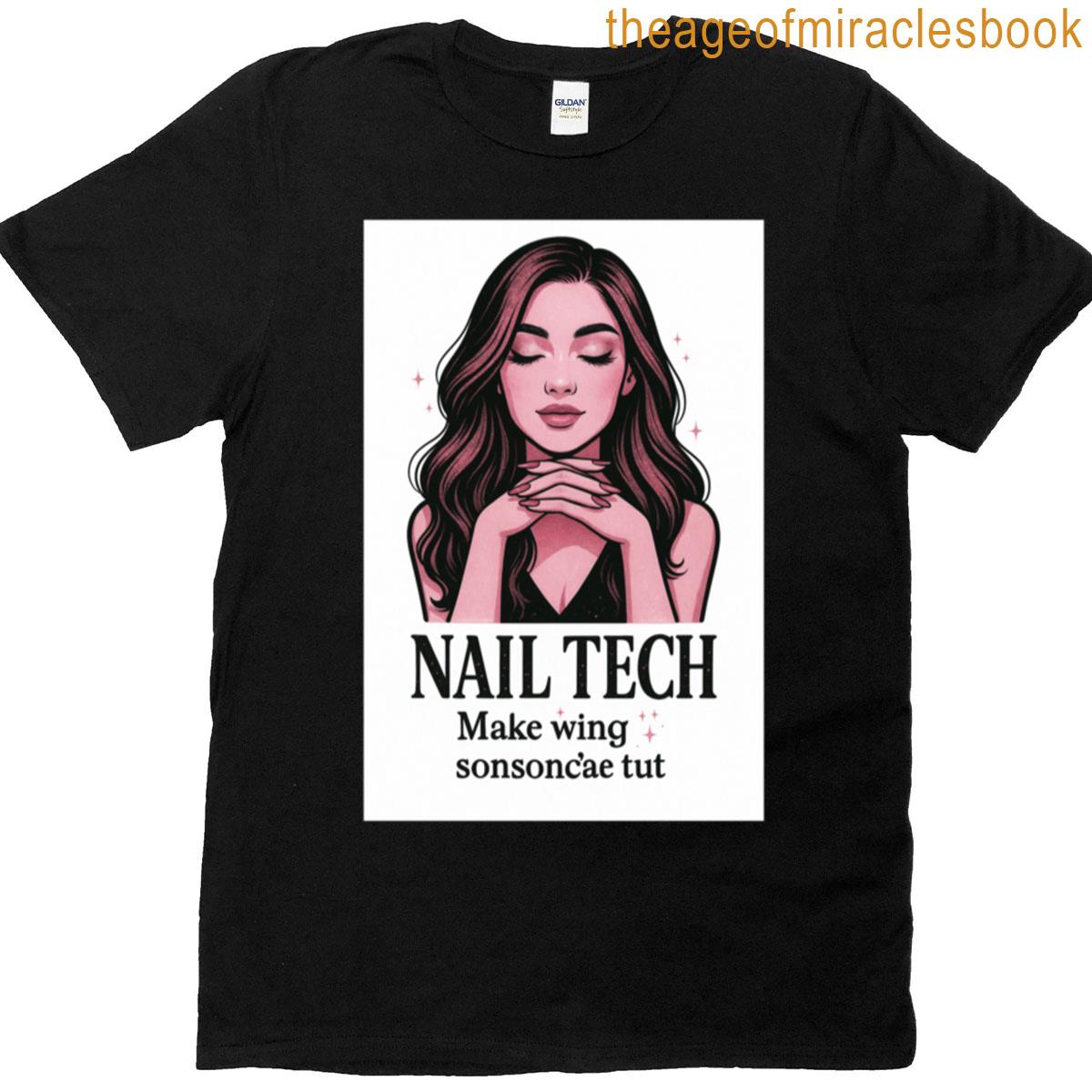 Nail Tech Magic In Your Hands Oversized T-shirt