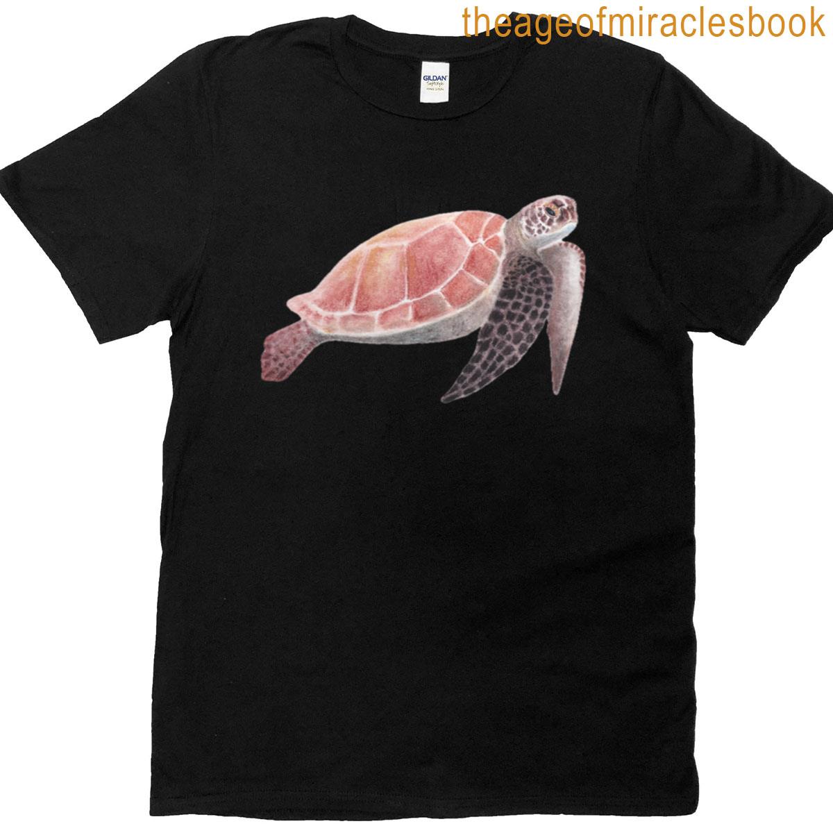Sea Turtle Drawing Oversized T-shirt