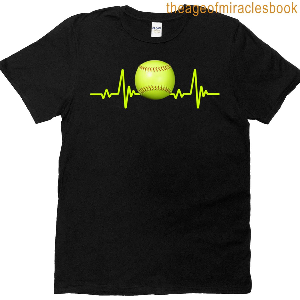 Softball Heart Beat T-shirt