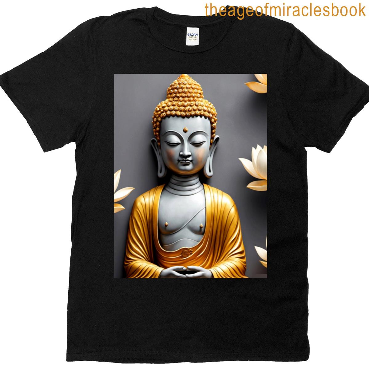 Golden Buddha 3 Graphic T-shirt