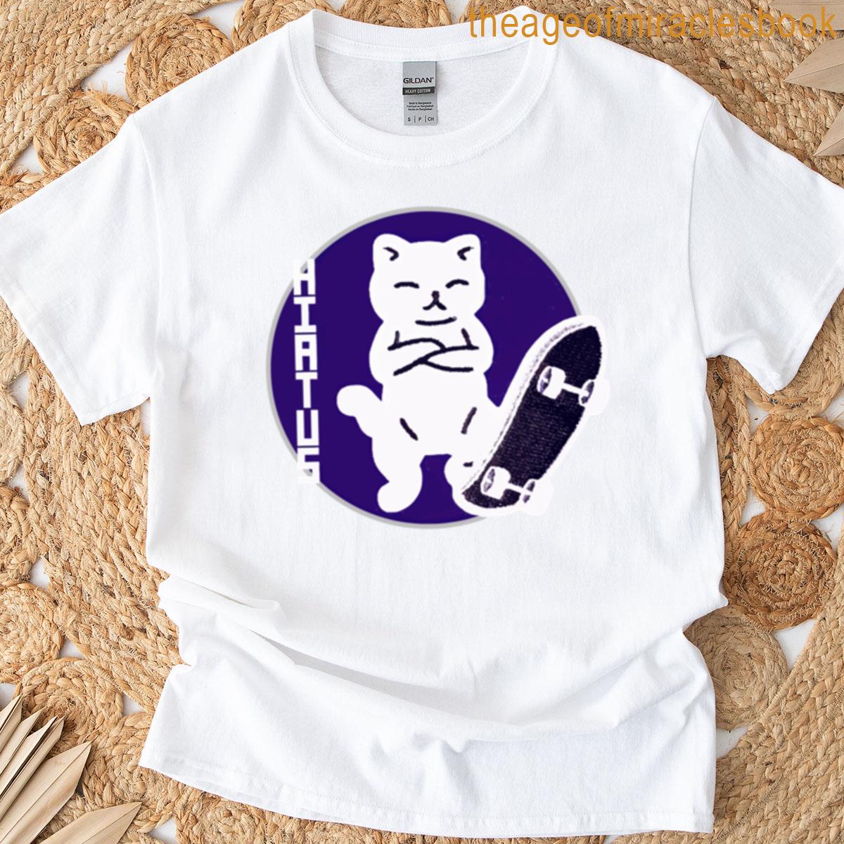 He Was A Skater Cat T-shirt