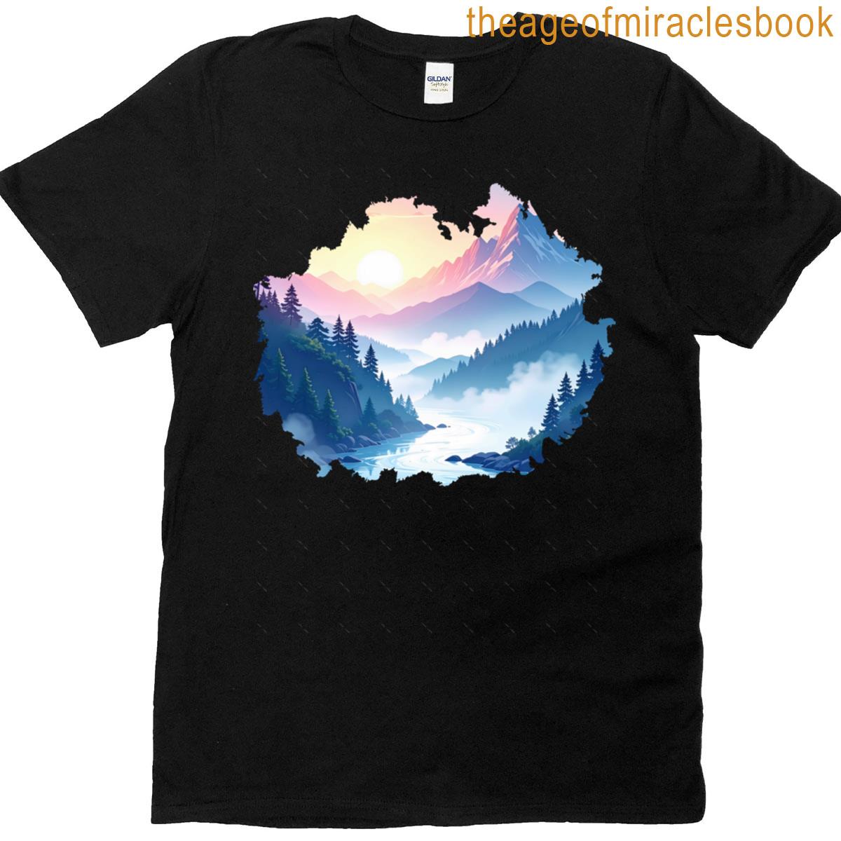 Misty Ridge Serenity Oversized T-shirt