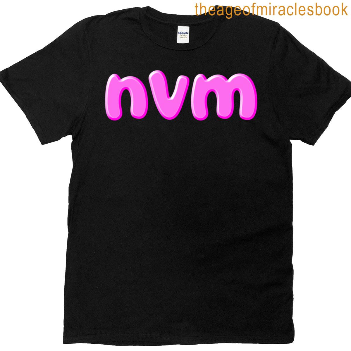 Nvm Nevermind In Pink T-shirt