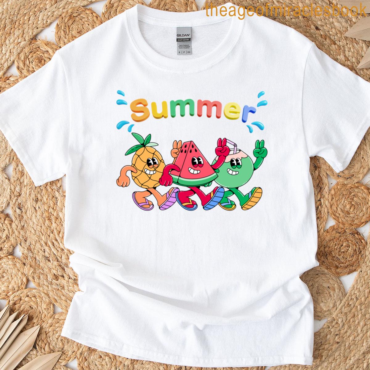 Summer With Three Fruits T-shirt