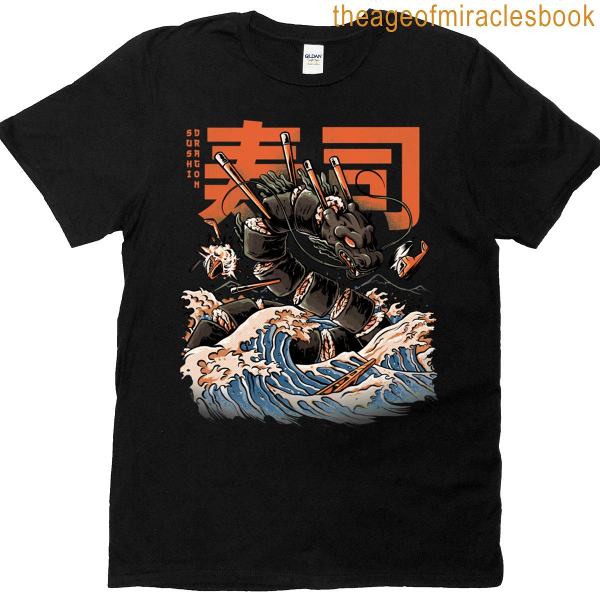 The Black Sushi Dragon T-shirt