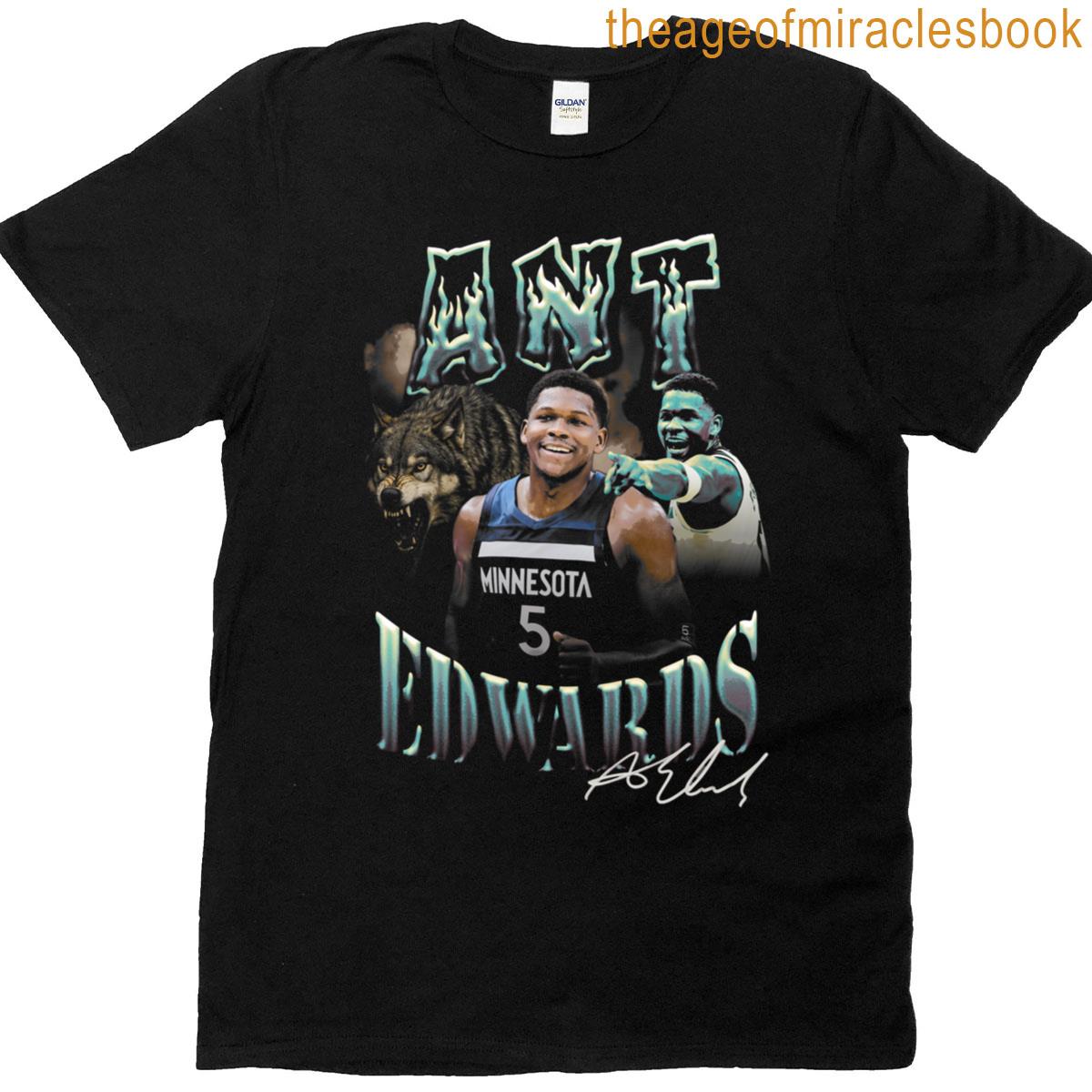 Vintage Anthony Edwards Bootleg Design T-shirt
