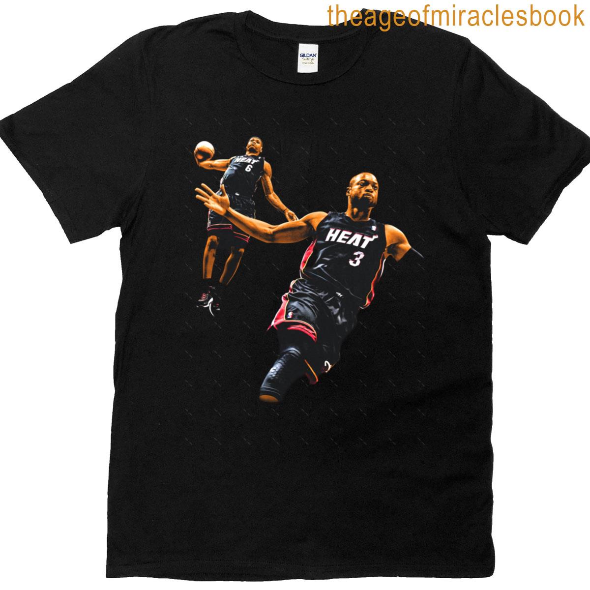 Lebron James X Dwayne Wade Graphic Oversized T-shirt