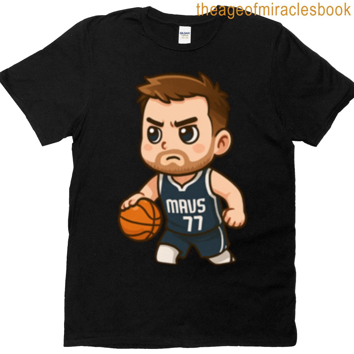 Luka Doni Playing Chibi Sticker Oversized T-shirt