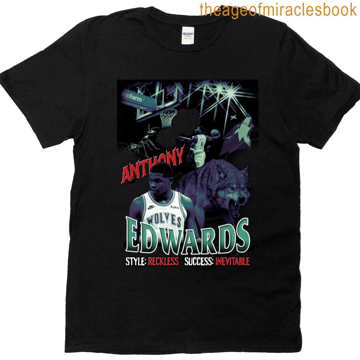 Vintage Anthony Edwards Design T-shirt