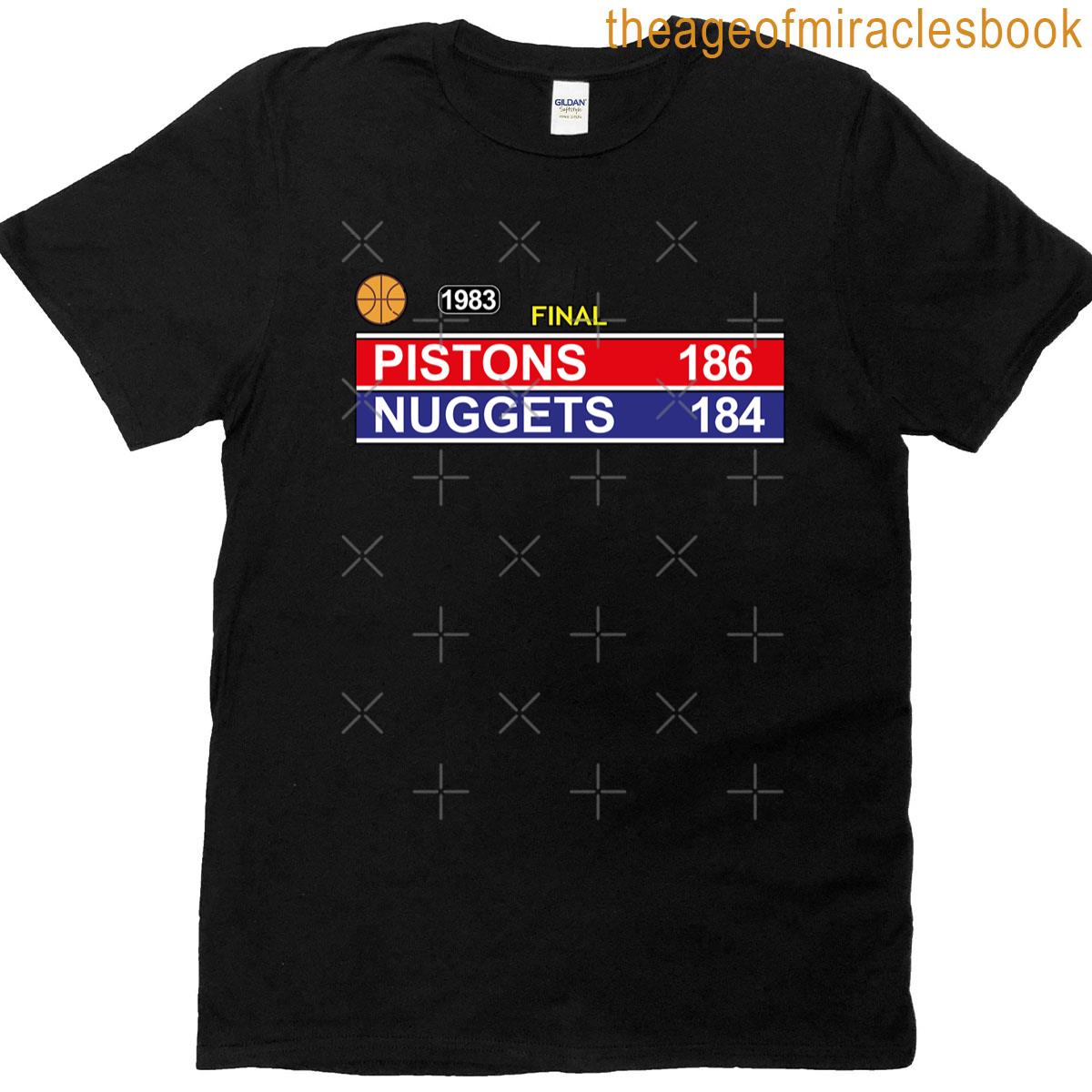 1983 Pistons – Nuggets Oversized T-shirt
