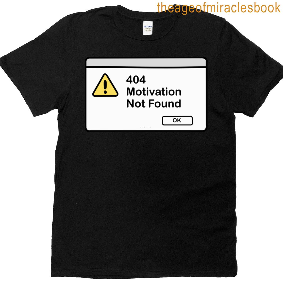 404 Motivation Not Found Oversized T-shirt