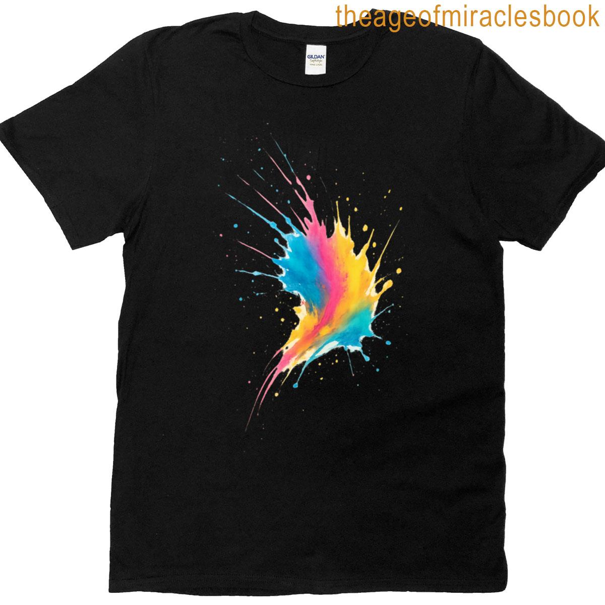 Color Blast Wild Creative Impact Oversized T-shirt