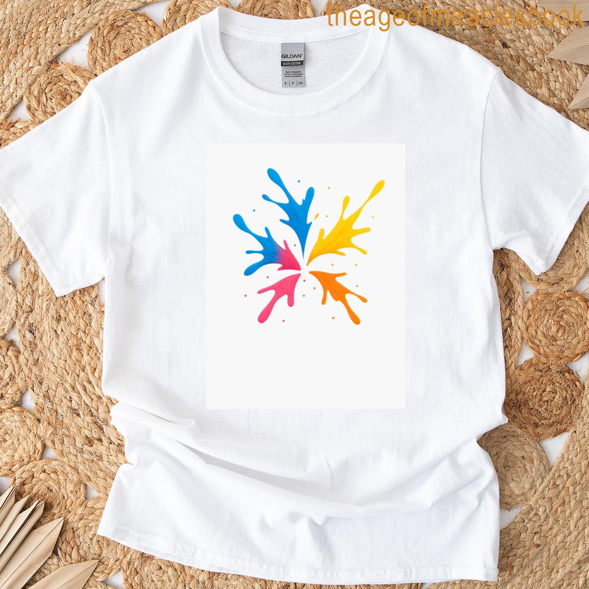 Creative Sparks Minimal Color Energy T-shirt