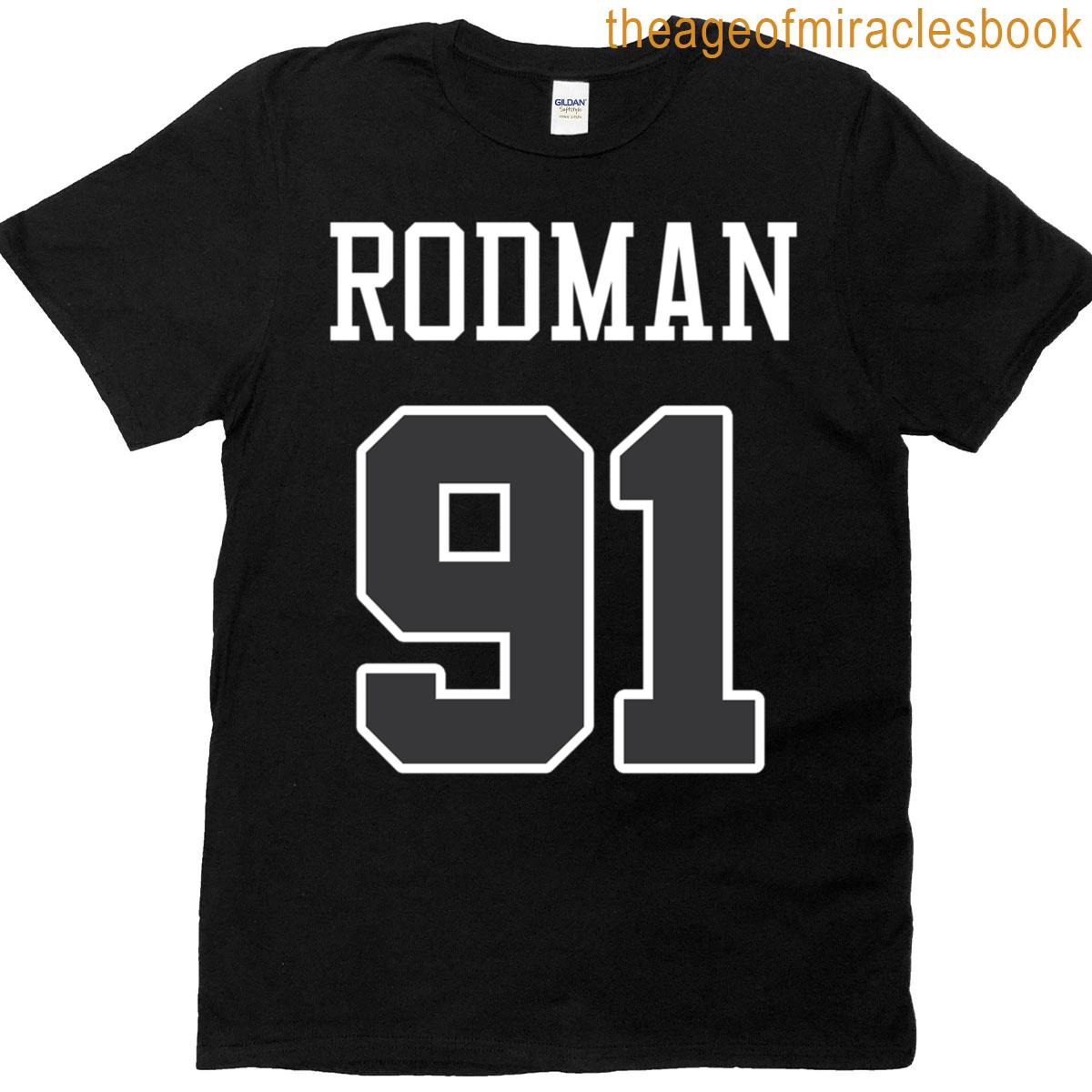 Dennis Rodman 91 Bulls Oversized T-shirt