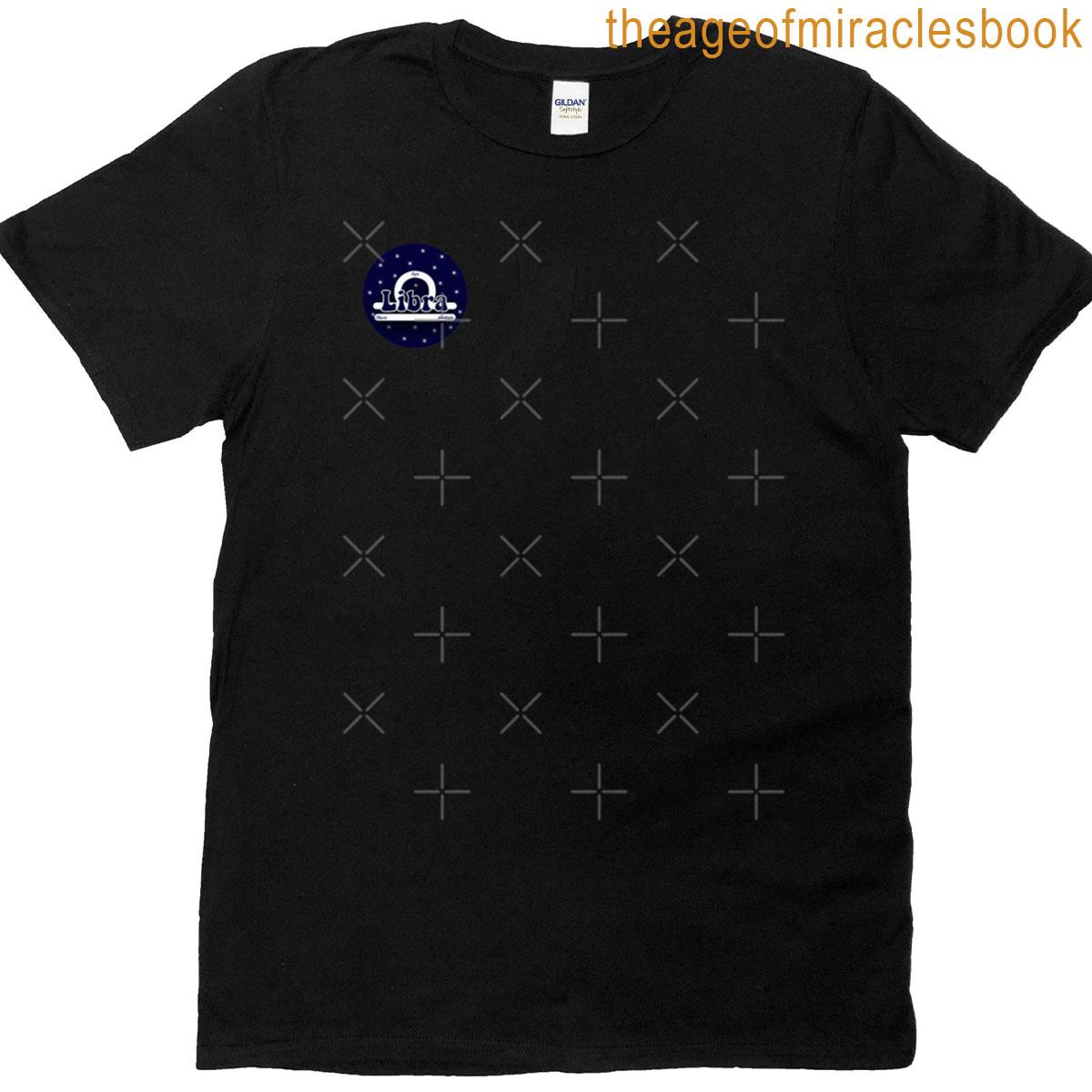 Libra Zodiac Sign Design T-shirt