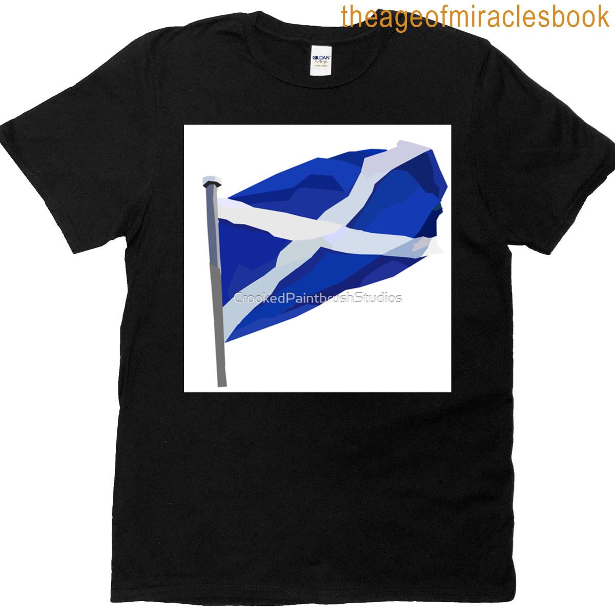 Scottish Flag Saltire Oversized T-shirt