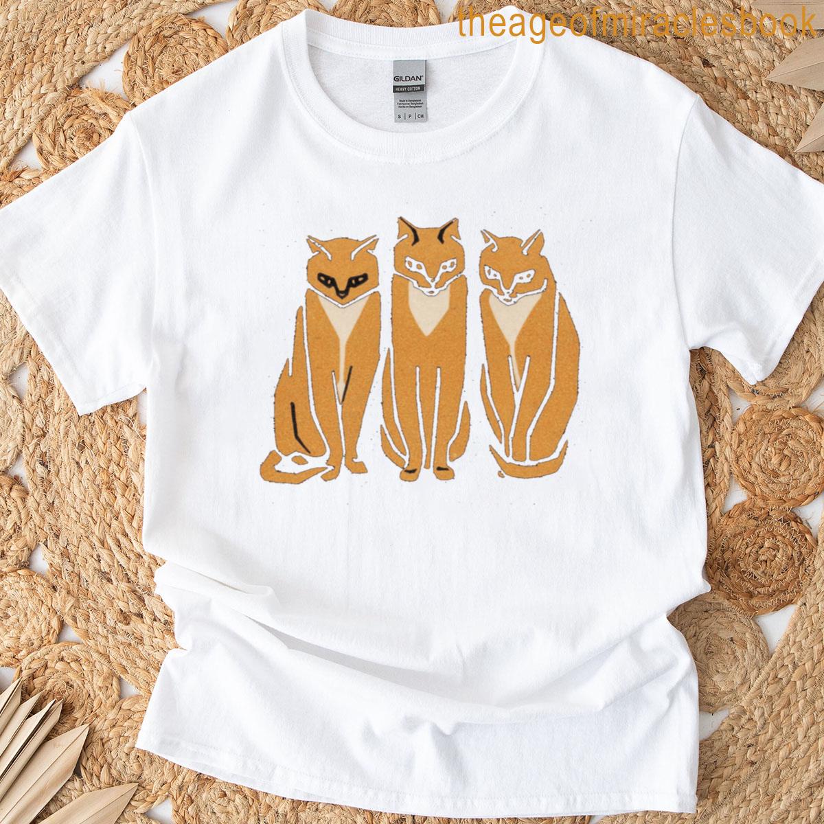 Three Brown Cats T-shirt