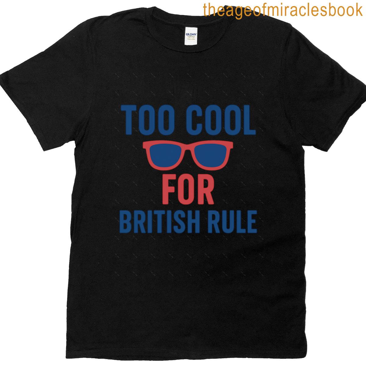 Too Cool For British Rule Oversized T-shirt