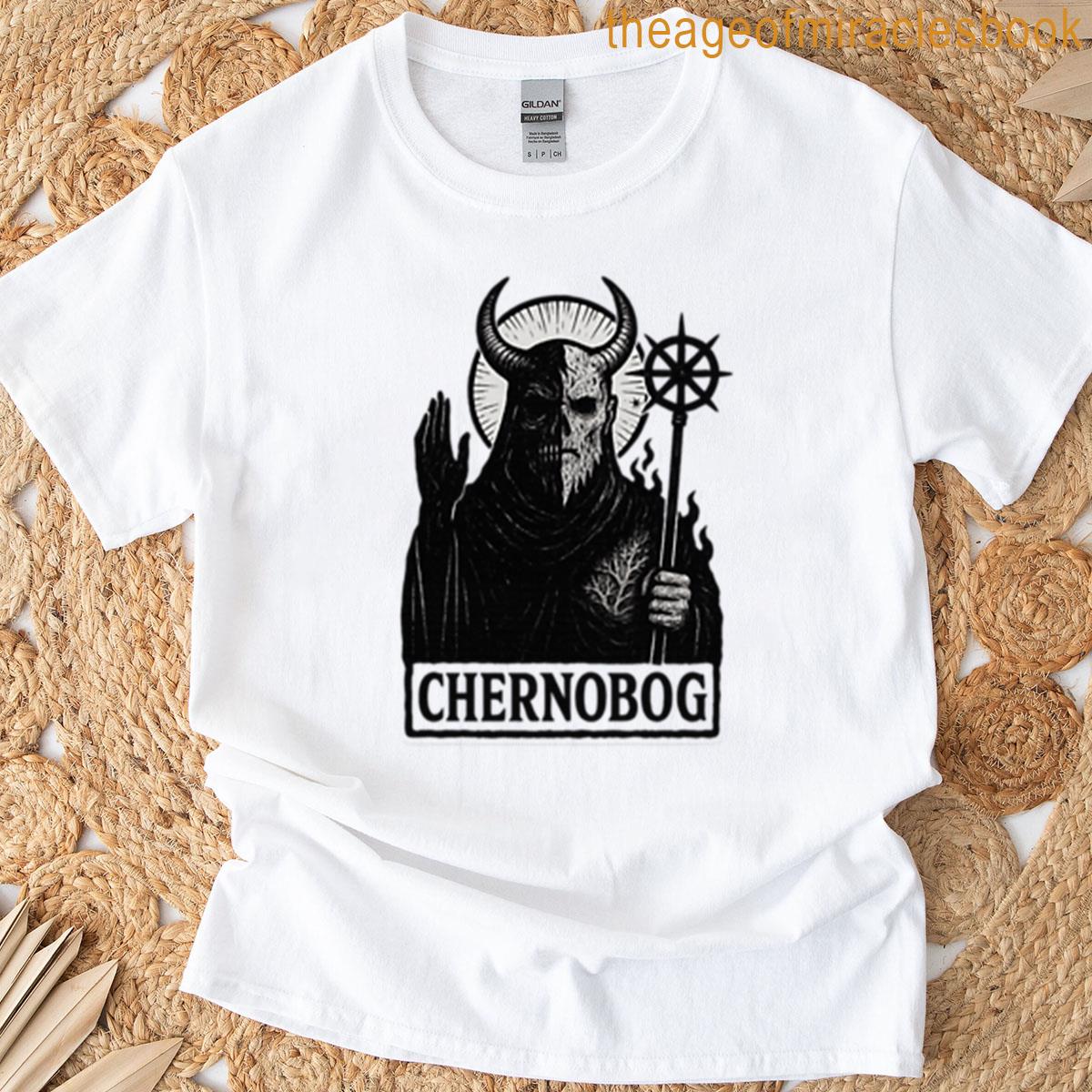 Chernobog Forgotten Slavic Deity Design T-shirt